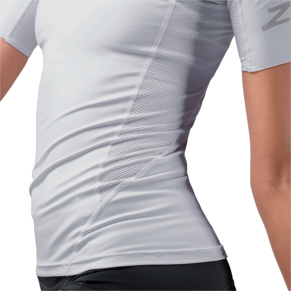Zhik Womens Eco Spandex UPF50+ Short Sleeve Top DTP-0067-W-PLT - Platinum